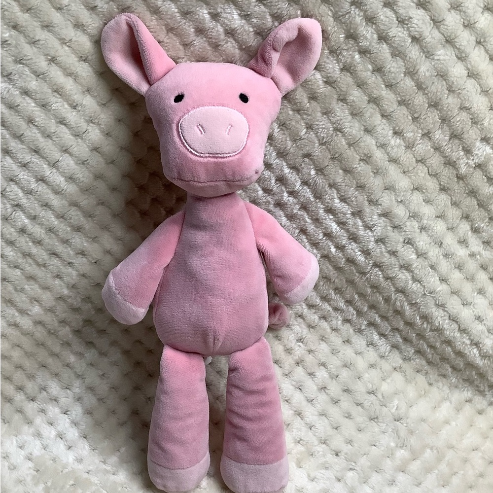 Cute Mary Meyer Loosey Goosey Pink Plush Pig Stuffed Animal Toy 🐷
